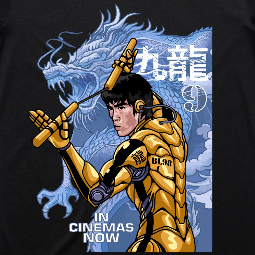 BRUCE LEE CYBERPUNK T-Shirt V-Neck